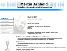 Tablet Screenshot of martin-arnhold.de